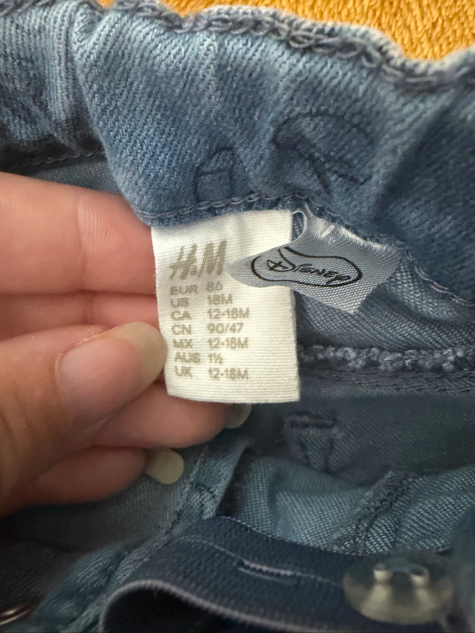 Short jeans Mickey bebê – photo 3